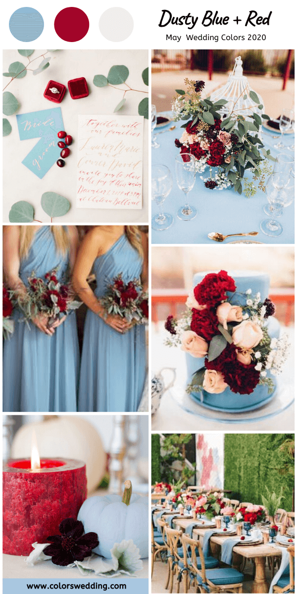 Colors Wedding | Best 8 May Wedding Color Schemes for 2020